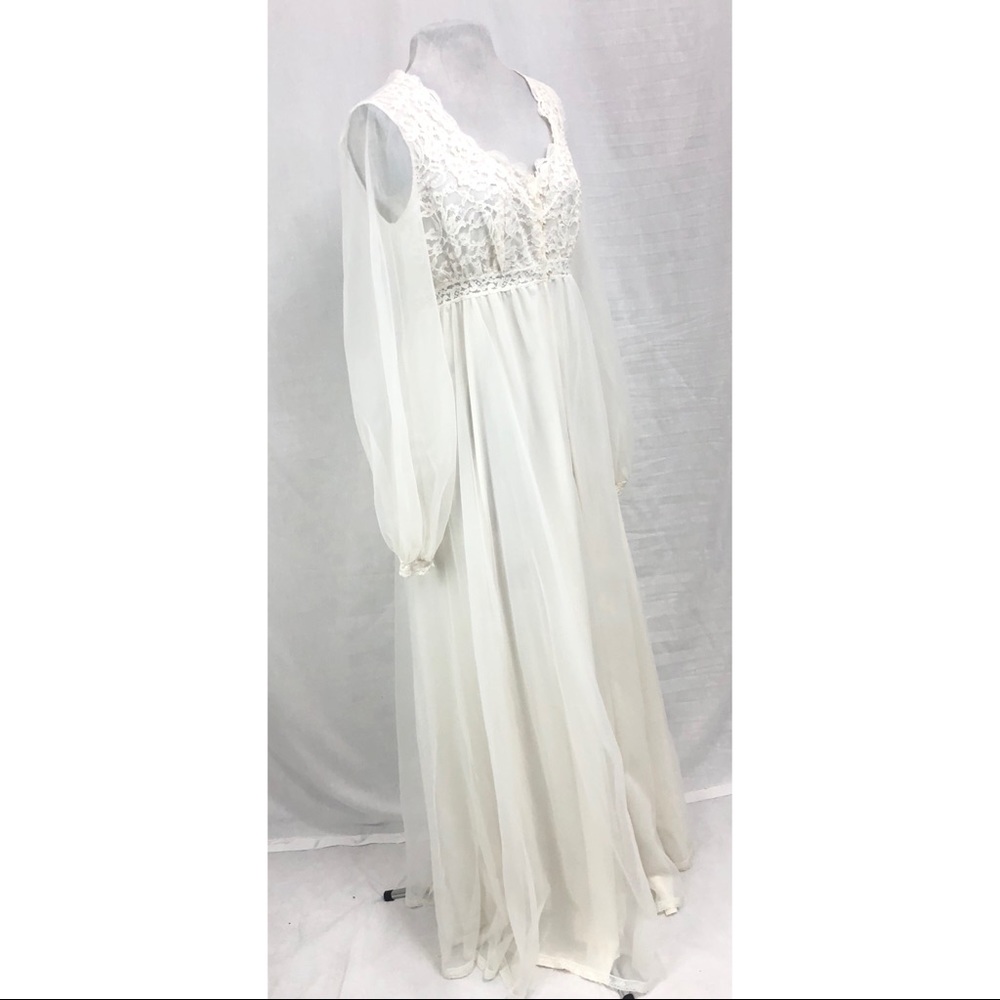 Vintage Olga Peignoir Robe Bridal - Picture 2 of 7